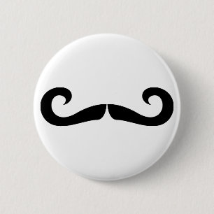 Bóton Redondo 5.08cm Botão do bigode