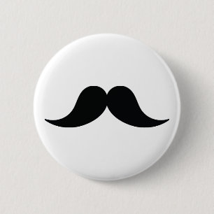 Bóton Redondo 5.08cm Botão do bigode