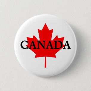 Bóton Redondo 5.08cm Botão do CANADÁ