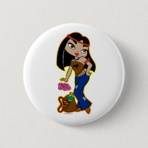 Bóton Redondo 5.08cm Botão do cancer