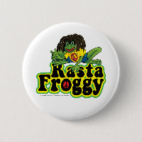 Botão do comedor de rãs de Rasta