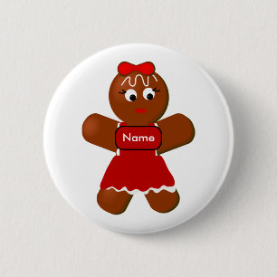 Bóton Redondo 5.08cm Botão do Cookie Pin Traseiro de Natal
