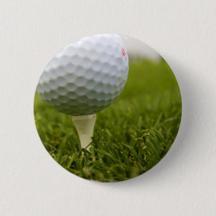 Bóton Redondo 5.08cm Botão do design do T de golfe