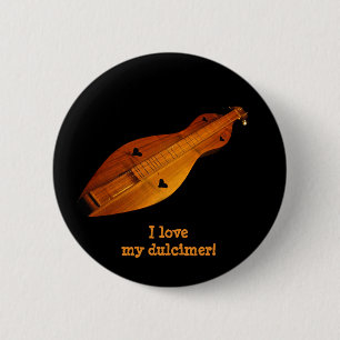 Bóton Redondo 5.08cm Botão do Dulcimer