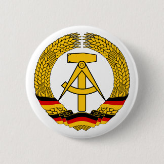 Bóton Redondo 5.08cm Botão do emblema nacional de East Germany
