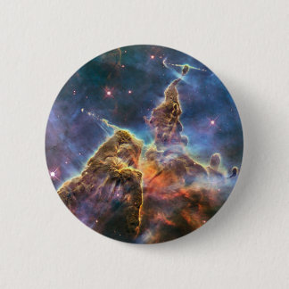 Bóton Redondo 5.08cm Botão do Flair da Nebulosa do Espaço Exterior