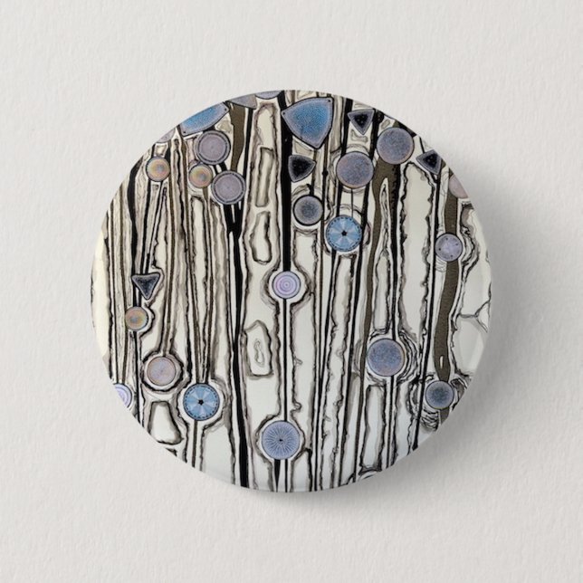 Bóton Redondo 5.08cm Botão do fluxo do fitoplâncton (Frente)