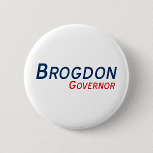 Bóton Redondo 5.08cm Botão do governador de Randy Brogdon
