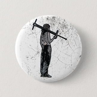 Bóton Redondo 5.08cm Botão do guerreiro de Pogo