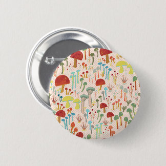 Bóton Redondo 5.08cm Botão do Jardim do Cogumelo