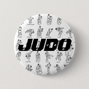 Bóton Redondo 5.08cm Botão do JUDO