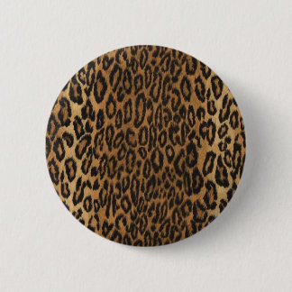 Bóton Redondo 5.08cm Botão do leopardo
