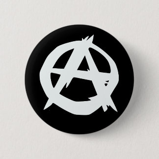 Bóton Redondo 5.08cm Botão do logotipo do anarquista