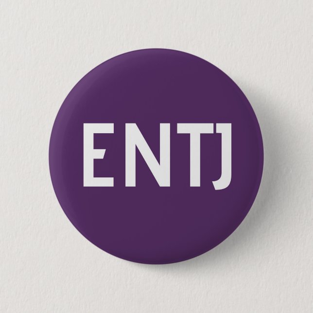 Bóton Redondo 5.08cm Botão do membro da equipa de ENTJ (Frente)