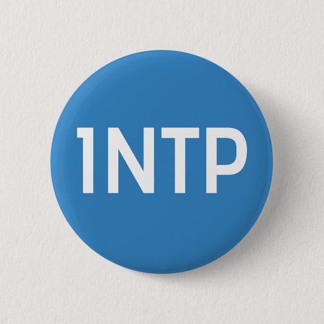 Bóton Redondo 5.08cm Botão do membro da equipa de INTP (Frente)