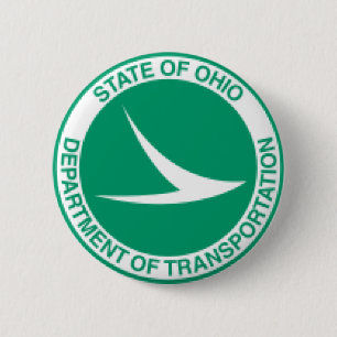 Bóton Redondo 5.08cm Botão do Ministério do Transporte de Ohio
