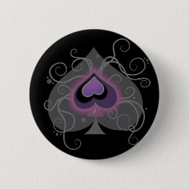Bóton Redondo 5.08cm Botão do orgulho do logotipo da pá da cor dos áss