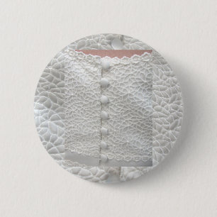 Bóton Redondo 5.08cm Botão do palhaço branco - personalizável