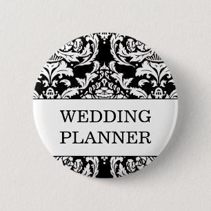 Bóton Redondo 5.08cm Botão do planejador do casamento