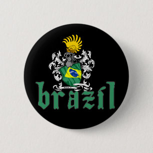 Bóton Redondo 5.08cm Botão do protetor de Brasil