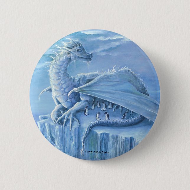 Bóton Redondo 5.08cm Botão do protetor do pinguim (Frente)