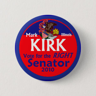Bóton Redondo 5.08cm Botão do Senado 2010 de KIRK