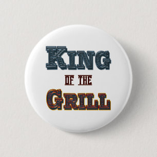 Bóton Redondo 5.08cm Botão do Slogan do Cozinhar do CHURRASCO do Grill