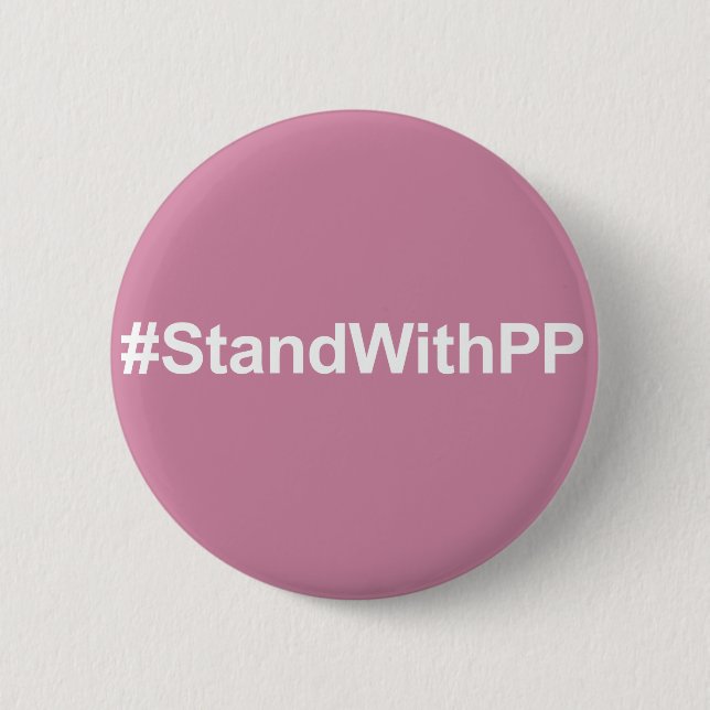 Bóton Redondo 5.08cm botão do #StandWithPP (Frente)