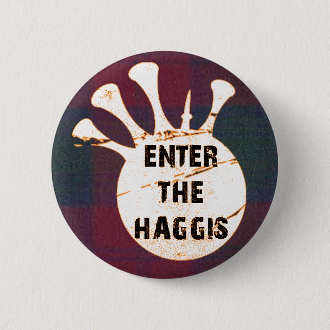 BÓTON REDONDO 5.08CM BOTÃO DO TARTAN DE LINDSAY (Frente)