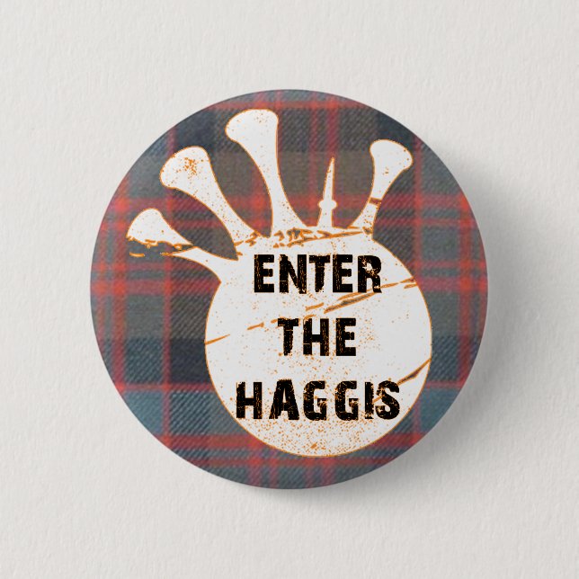 BÓTON REDONDO 5.08CM BOTÃO DO TARTAN DE MACDONALD (Frente)