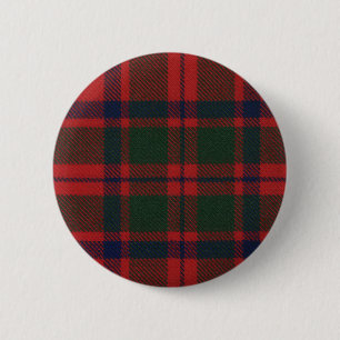 Bóton Redondo 5.08cm Botão do Tartan de Mackintosh do clã