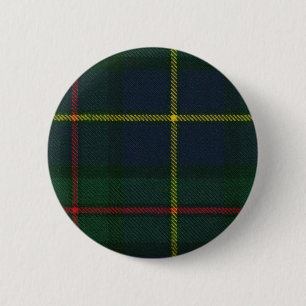 Bóton Redondo 5.08cm Botão do Tartan de MacLeod do clã