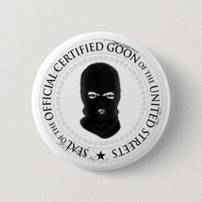 Bóton Redondo 5.08cm Botão do tonto (Frente)