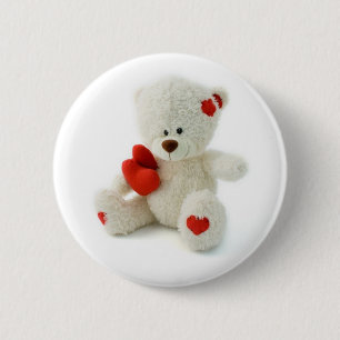 Bóton Redondo 5.08cm Botão do urso de ursinho do dia dos namorados