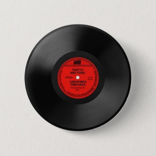 Bóton Redondo 5.08cm Botão do vinil de Pindonga