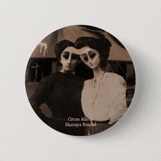 Bóton Redondo 5.08cm Botão dos aliens do circo