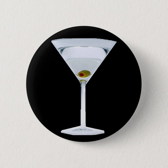 Bóton Redondo 5.08cm Botão dos Martinis (Frente)