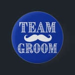 Bóton Redondo 5.08cm Botão dos padrinhos de casamento do noivo da<br><div class="desc">Botão dos padrinhos de casamento do noivo da equipe</div>