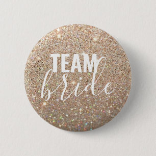 Bóton Redondo 5.08cm Botão - Dourada Brilho da Equipe do Fab Glitter