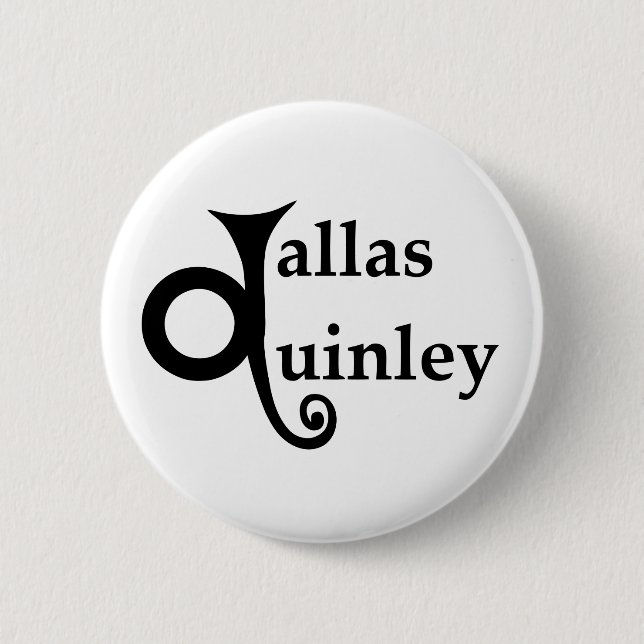 Bóton Redondo 5.08cm Botão DQ (Frente)