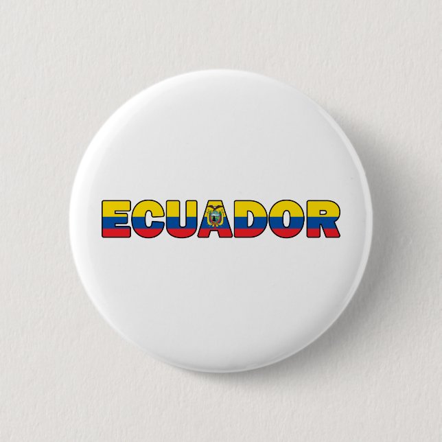 Bóton Redondo 5.08cm Botão Equador (Frente)