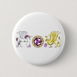 Bóton Redondo 5.08cm Botão espiral da essência