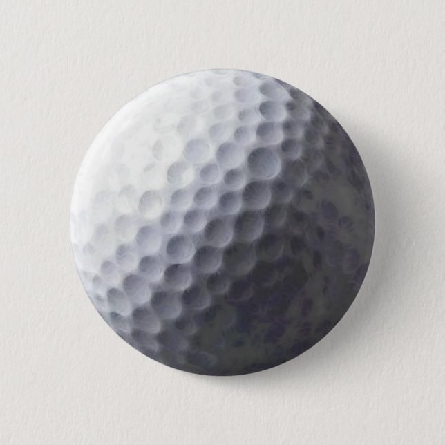 Bóton Redondo 5.08cm Botão Esportivo Golf Ball Design (Frente)