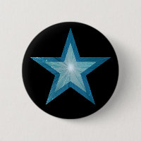 Botão Estrela Azul preto