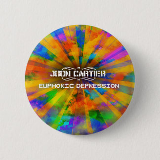 Bóton Redondo 5.08cm Botão eufórico da depressão