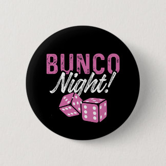 Bóton Redondo 5.08cm Botão Favoritos para festas Bunco Noite Rosa