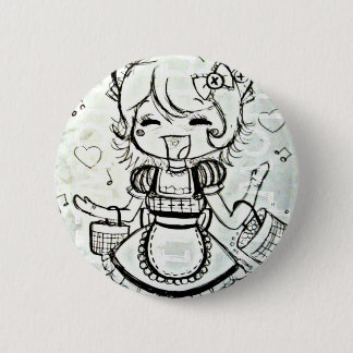 Bóton Redondo 5.08cm Botão feliz