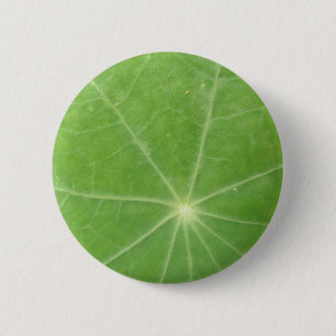 Bóton Redondo 5.08cm Botão Folha Nasturtium