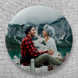 Bóton Redondo 5.08cm Botão Foto Carregar sua Imagem