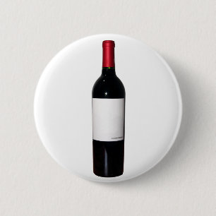 Bóton Redondo 5.08cm Botão Frasco de Vinho (Rótulo do Vazio)